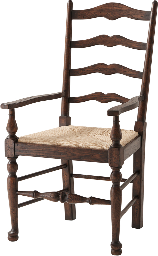Victory Oak Ladderback Arm Chair