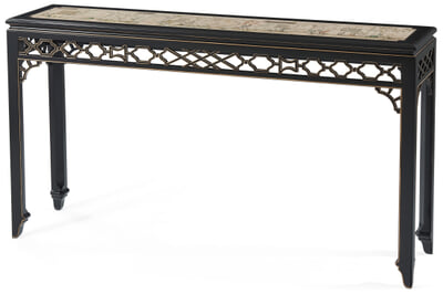 Long Hall Chinoiserie Console Table