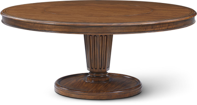 Haddon Round Dining Table with Lazy Suzan