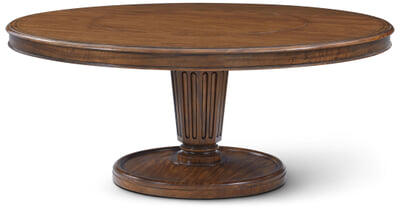 Haddon Round Dining Table with Lazy Suzan