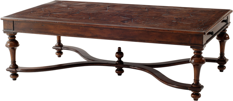 The Rustic Parquetry Cocktail Table