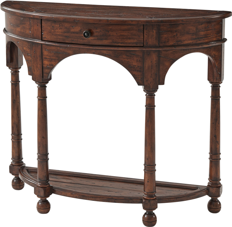 The Bowfront Country Console Table