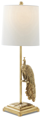 Peacock Table Lamp