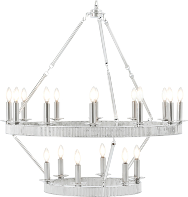 Simon Media Stack Chandelier