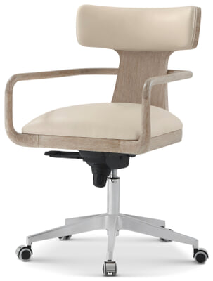 Repose Wooden Upholstered Study Chair