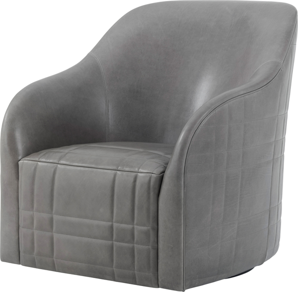 Tartan Curve Swivel Chair