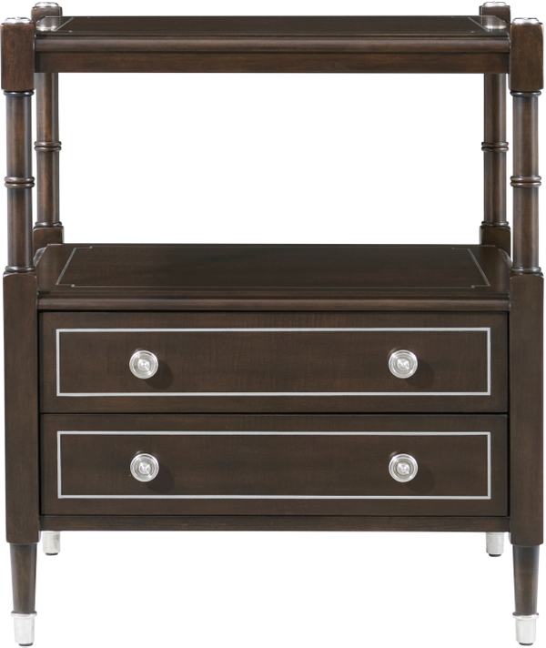 Spencer London 2-Drawer Nightstand