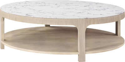 Horizon Round Quartz Cocktail Table