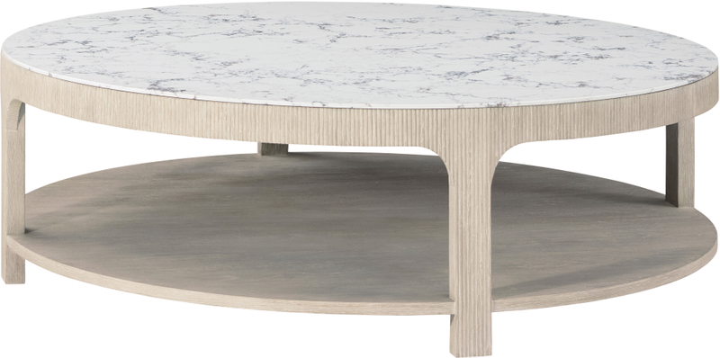 Horizon Round Quartz Cocktail Table