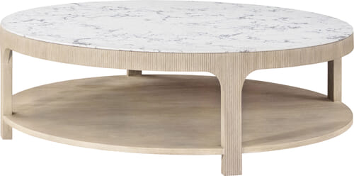 Horizon Round Quartz Cocktail Table Horizon Round Quartz Cocktail Table