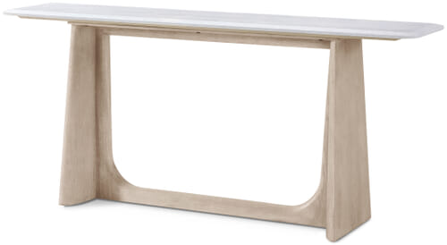 Repose Wooden Console Table Quartz Top Repose Wooden Console Table Quartz Top