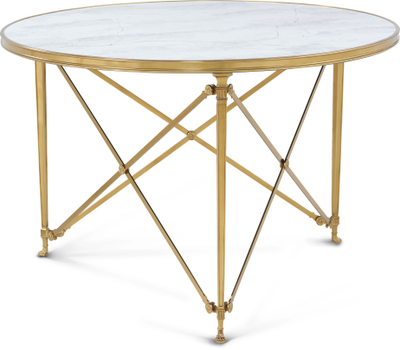 Spencer London Round Brass Center Table II