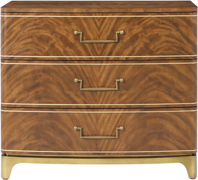 Spencer London Burl Nightstand