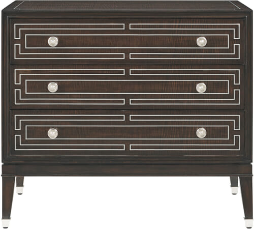 Spencer London 3-Drawer Nightstand Spencer London 3-Drawer Nightstand