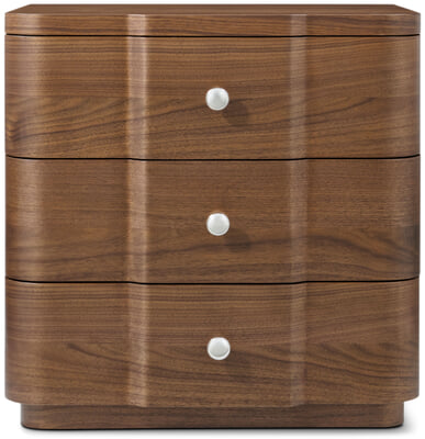 Coronet Walnut Small Nightstand