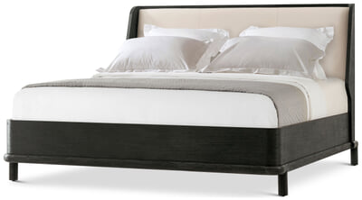 Repose Wooden With Upholstered Headboard US King Bed