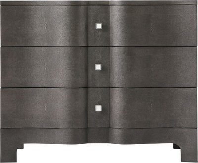 Nolan Serpentine Chest of Three Drawers