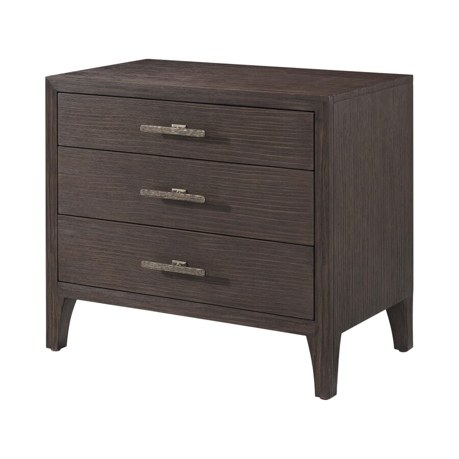 Brunel 3-Drawer Nightstand